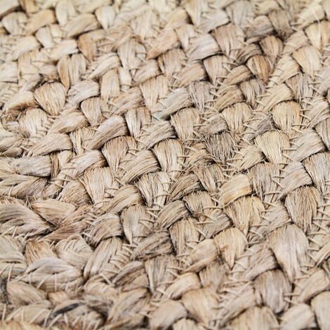 VEGETAL JUTE - Tapis en jute tressé naturel 50x80