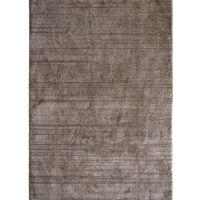 HORIZON UNI - Tapis contemporain en polyester marron 120x166