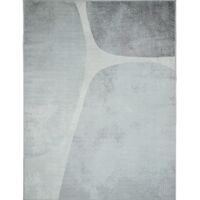 ARIZONA - Tapis doux moderne motifs géométriques gris 190x240