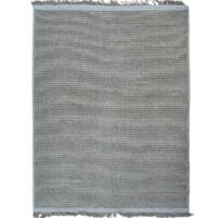 JUTA NATUREL - Tapis en jute naturel artisanal beige avec franges 160x230