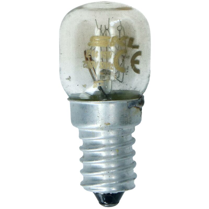 Backofenlampe Kühlschranklampe E14, 15 Watt, Lampe bis 300° C für Miele  1380930, Electrolux, Bosch, Siemens