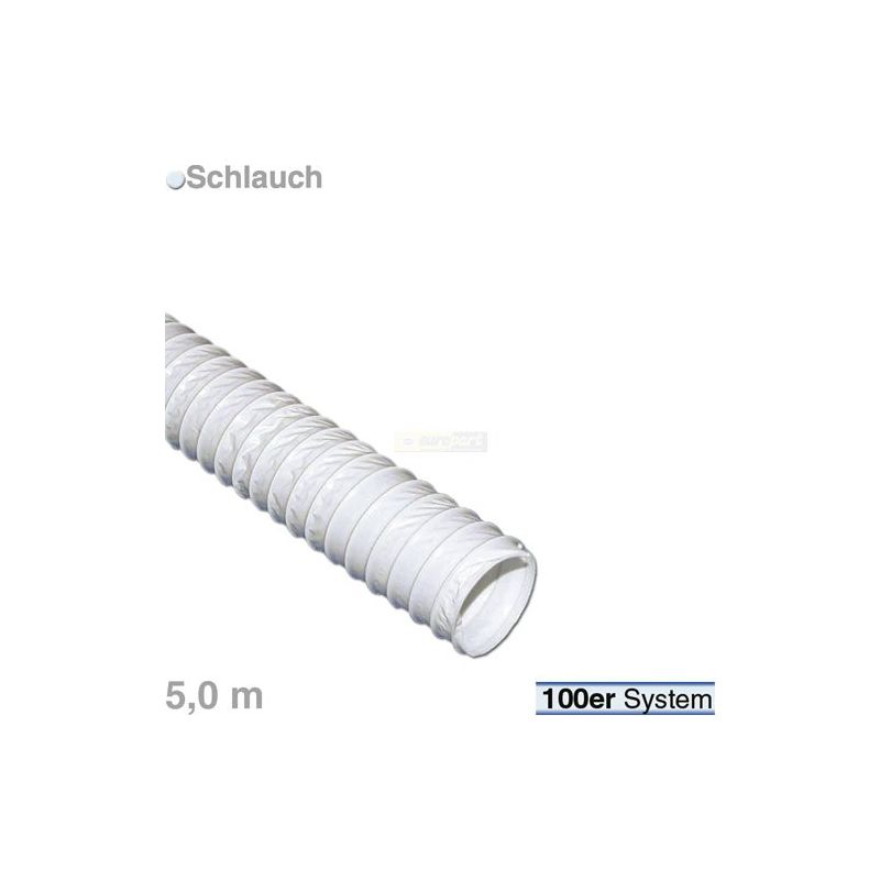 Abluftschlauch PVC, Ø 100mm, 5 Meter, starke und strapazierfähige