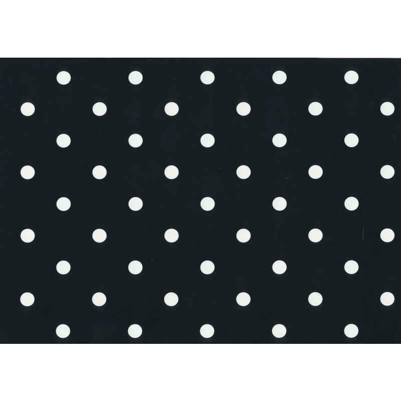 Klebefolie - Möbelfolie Schwarz Punkte - Dots - 0,45 m x 15 m