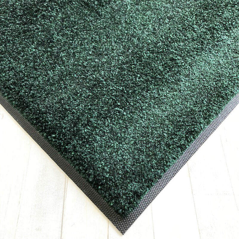 Waschbare Fußmatte - British Racing Green - Dunkelgrün 60 x 180 cm - Wash+ Dry | Fußmatten
