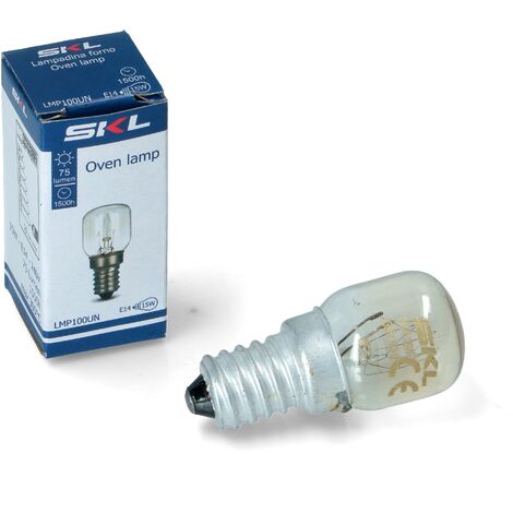 Backofenlampe Kühlschranklampe E14, 15 Watt, Lampe bis 300° C für