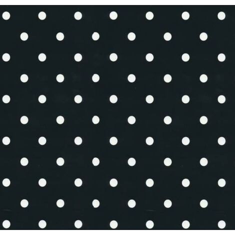 Klebefolie - Möbelfolie Schwarz Dots Punkte - 45 cm x 200 cm
