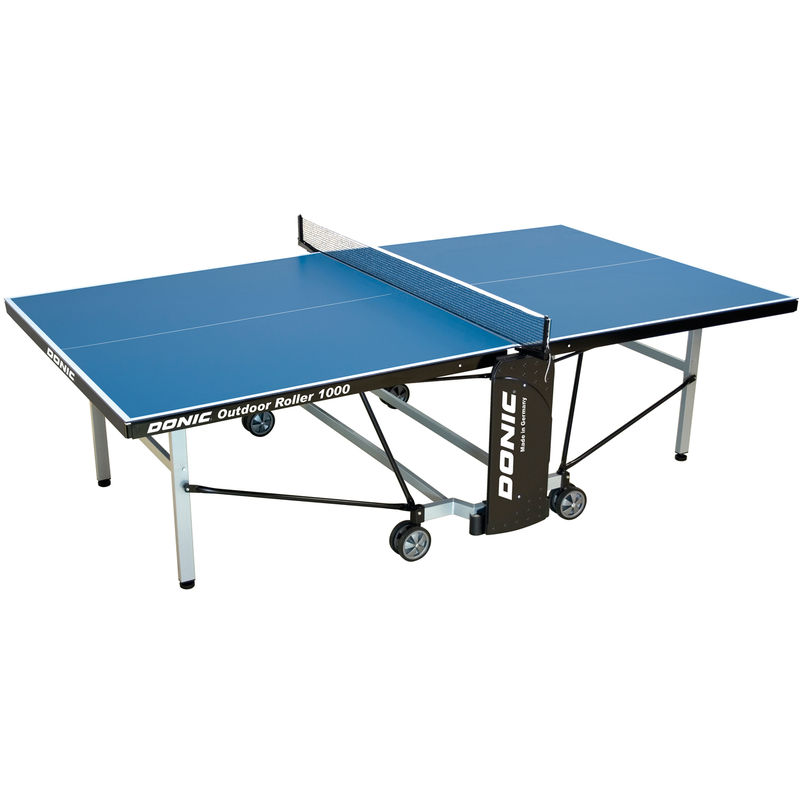 Donic Outdoor-Tischtennisplatte Outdoor Roller 1000 wetterfest blau