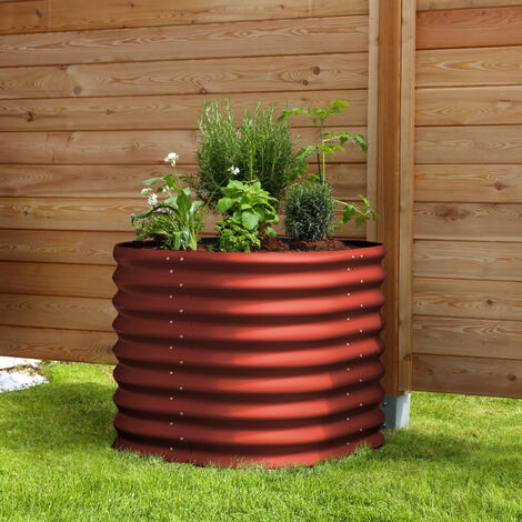 Vitavia Hochbeet "Terra 630", rubin, 63 cm, Modell "Rund"