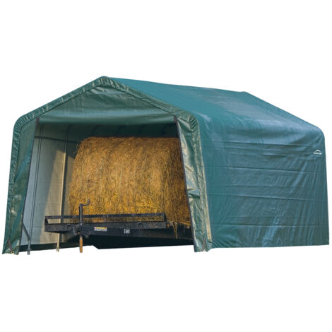 Shelter Logic Weidezelt 23,18 m², grün, 610 x 380 x 260 cm (L x B x H) (1/6)