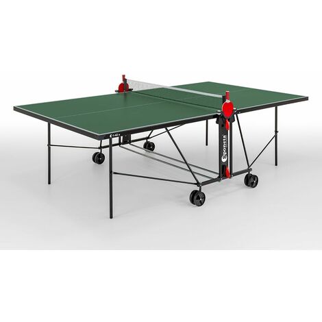 Sponeta S 5-70 e grau im Set outdoor Tischtennisplatte mit Hülle u Schlägerset 