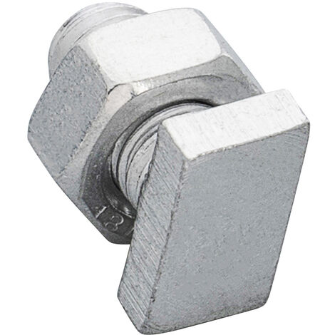 2er-Set WC-Sitz-Schrauben Mit Muttern – Hochfeste Scharnierbolzen, 7 Cm Lang, Inkl. Gummi- Und Metallscheiben, Für Standard-Toiletten