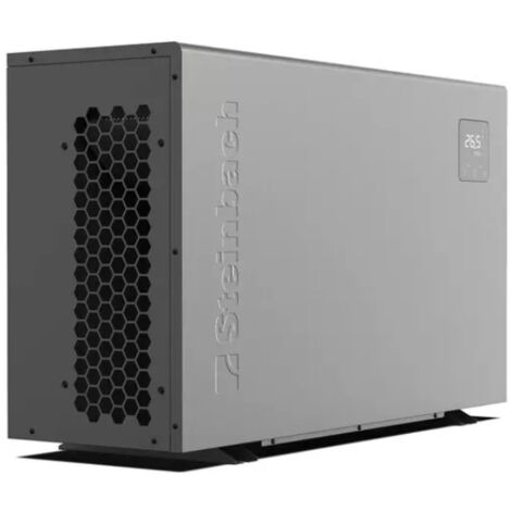 Steinbach Wärmepumpe "Silent 5" grau für Pools bis 25.000 l, 5 kW Heizleistung