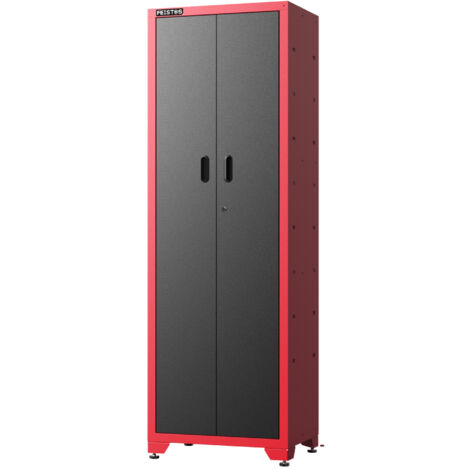 Feistos Hochschrank "Juno Solo", schwarz/rot, 66 x 46 x 198 cm (1/3)