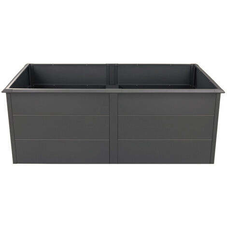 Westmann Metall Hochbeet Primus L Anthrazit 200x100x77 cm (1/5)