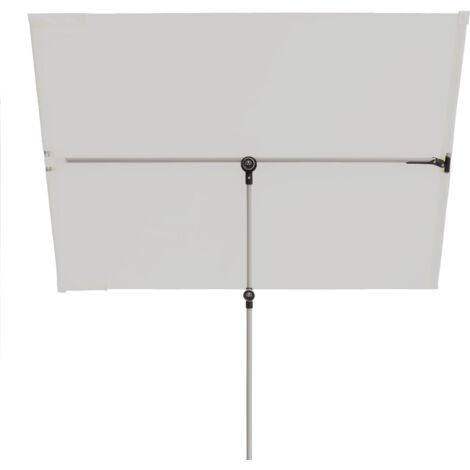 Doppler Balkonblende "Active" 180 x 130 cm – rechteckig – hellgrau – Bezug aus wetterfestem Polyester – Stahlgestell – Knickfunktion (1/5)