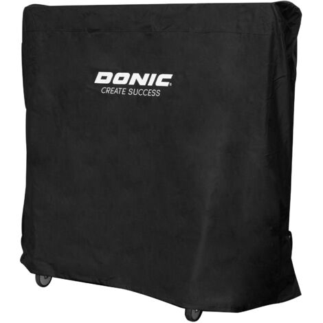 Donic Abdeckhülle für Tischtennisplatten (klappbar) aus Polyester + PVC, schwarz