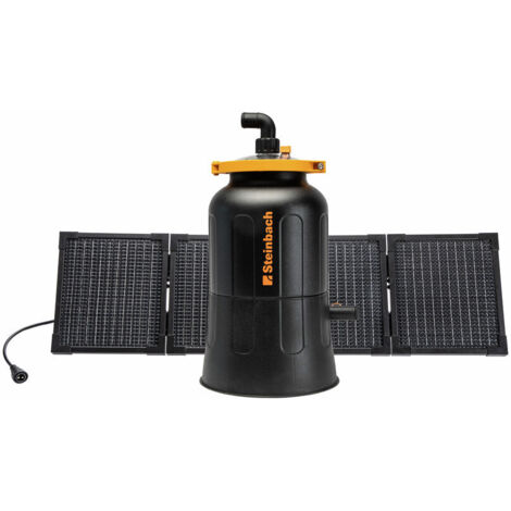 Steinbach Solarfilteranlage FXS38  4,5 m³/h Leistung  mit 4 Solarmodulen