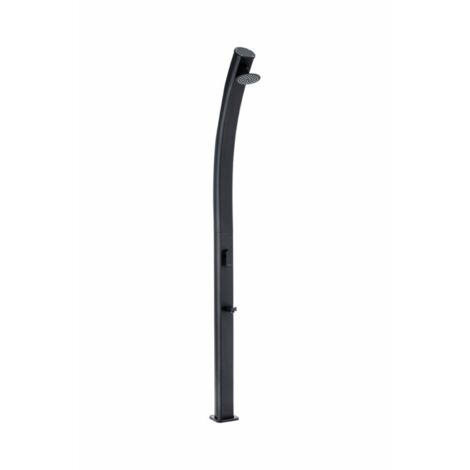 Steinbach Solardusche "Compact", schwarz, 15,40 x 15,70 x 221,40 cm