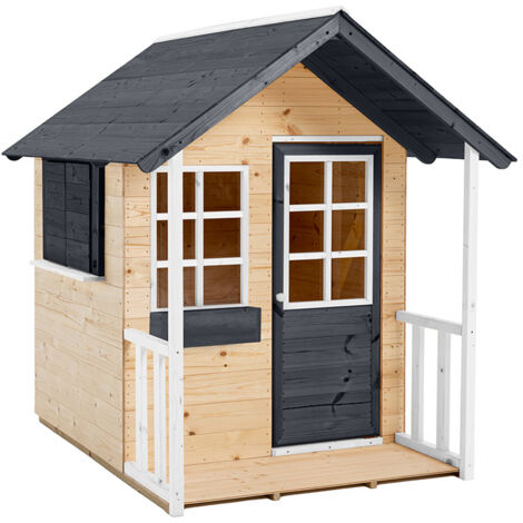 Zwerkules Holli Kinder Spielhaus für den Garten Holz