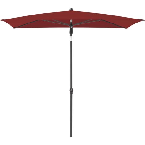 Doppler Active 200x120 cm Green Edition Mittelmastschirm bordeaux