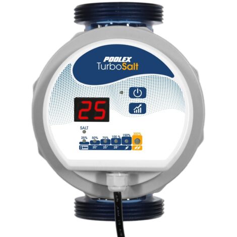 Poolex Turbo Salt 100 Salzelektrolyse Anlage Pool bis 10m³ Desinfektion o. Chlor