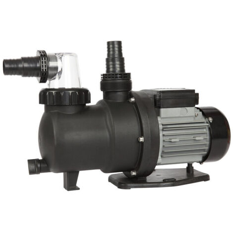 Steinbach Filterpumpe SPS 100-1 550 W – Umwälzleistung 8000 l/h – salzwassergeeignet bis 5 g/l – für Schwimmbadschläuche Ø 32/38 mm (1/5)