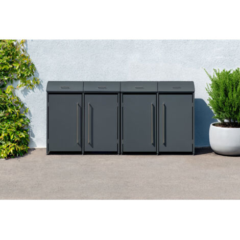 Westmann Mülltonnenbox Moderna – für 4x Tonne