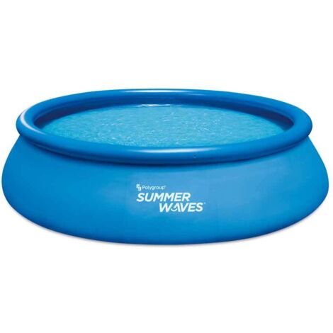 Summer Waves Aufstellpool "Quick Up Pool", blau, Ø 457 x 107 cm, Rund (1/4)