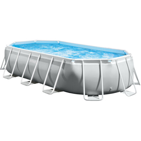 Intex Frame Swimming Pool Set "Prism Oval", 503 x 274 x 122 cm