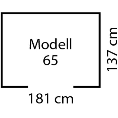 Pergart Gerätehaus Frankfurt II 65 braun 2,48 m²