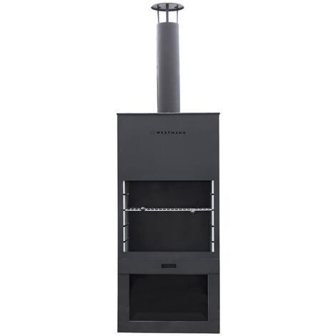 Westmann Grill und Gartenkamin, Terrassenofen, schwarz