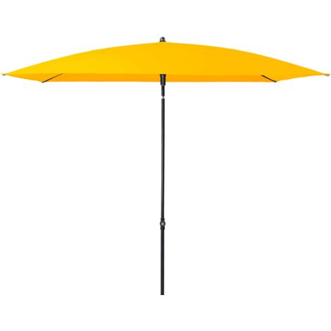 Doppler Sonnenschirm "Sunline Waterproof 230 x 190", 230 x 190 cm, gelb, Bezug aus 100% Polyester 180 g/m², Gestell aus Stahl, 4,7 kg Sonnenschirm "Sunline Waterproof 230 x 190", gelb, 230 x 190 cm