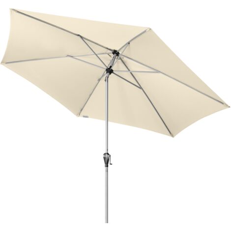 Doppler Sonnenschirm/ Kurbelschirm Active Auto Tilt Ø 3,2 m, natur, Bezug aus 100% Polyester, Stock aus Aluminium, 6,9 kg Sonnenschirm / Kurbelschirm "Active Auto Tilt 320", natur, Ø 320 cm