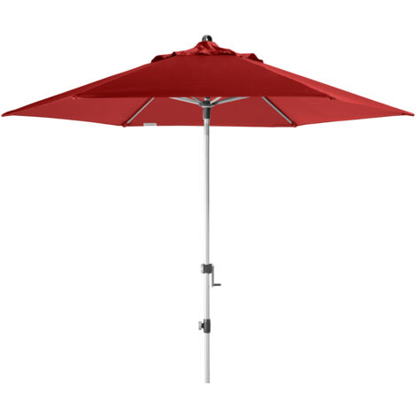 Doppler Sonnenschirm/ Kurbelschirm "Expert 280 Auto Tilt" 280 cm, bordeaux, Bezug aus 100% Polyester, Gestell aus Aluminium, 7,1 kg Sonnenschirm / Kurbelschirm "Expert 280 Auto Tilt", bordeaux, Ø 280 