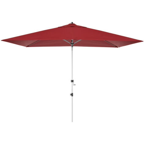 Doppler Sonnenschirm/ Kurbelschirm "Expert 300 x 200 Auto Tilt" 300 x200 cm, bordeaux, Bezug aus 100% Polyester, Gestell aus Aluminium, 7,3 kg Sonnenschirm / Kurbelschirm "Expert 300 x 200 Auto Tilt",