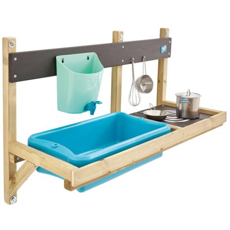 TP Toys Holz Matschküche Mops Deluxe  Wandmodul  Natur  36x81x56 cmx000D (1/6)