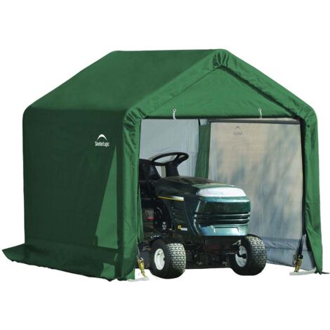 ShelterLogic Folien Zeltgarage Gerätehaus Grün 180x180x180 cm