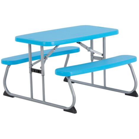 Lifetime Kunststoff Tisch für Kinder Blau 83x90x53 cm