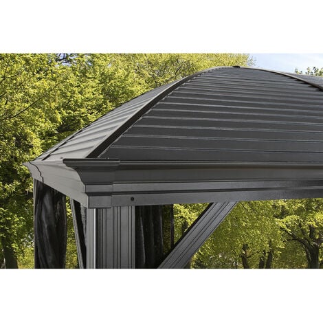 Sojag Pavillon Moreno 10x14 anthrazit 298 x 423 x 283 cm (L x B x H
