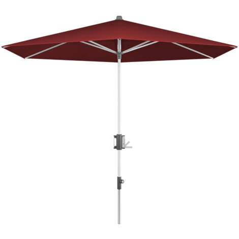 Doppler Sonnenschirm / Mittelmastschirm "Apoll 230 x 150 cm", bordeaux, Bezug 100 % Polyester, Gestell aus Aluminium, 7 kg Sonnenschirm / Mittelmastschirm "Apoll 290", bordeaux, Ø 290 cm