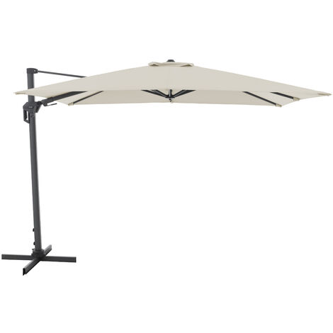 Doppler Sonnenschirm / Ampelschirm "Active Pendel Green Edition 310 x 210", 310 x 210 cm, natur, Bezug 100 % Polyester, Gestell aus Aluminium, 26,2 kg (1/5)