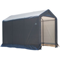 ShelterLogic Folien Zeltgarage Gerätehaus Grau 300x180x200 cm