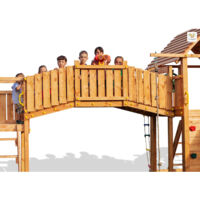 Fungoo Modul "Rainbow", teak, Brücke