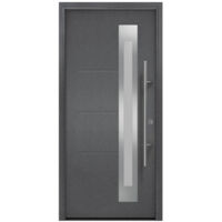 Hörmann Ecostar Haustür "ISOPRO Secur IPS 780S", anthrazit metallic (CH 703), 110 x 210 cm (B x H), DIN Rechts