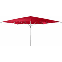 Doppler Gastronomie Sonnenschirm "Braumeister" 400 x 400 cm, rot, ohne Volant, Bezug aus 100% Polyester, Gestell aus Aluminium, 17,1 kg Gastronomie Sonnenschirm "Braumeister 400 x 400", rot, 400 x 400