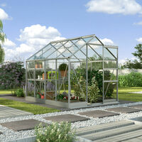 Vitavia Gewächshaus "Eris" 5000, alu eloxiert, 5,0 m², 3 mm ESG