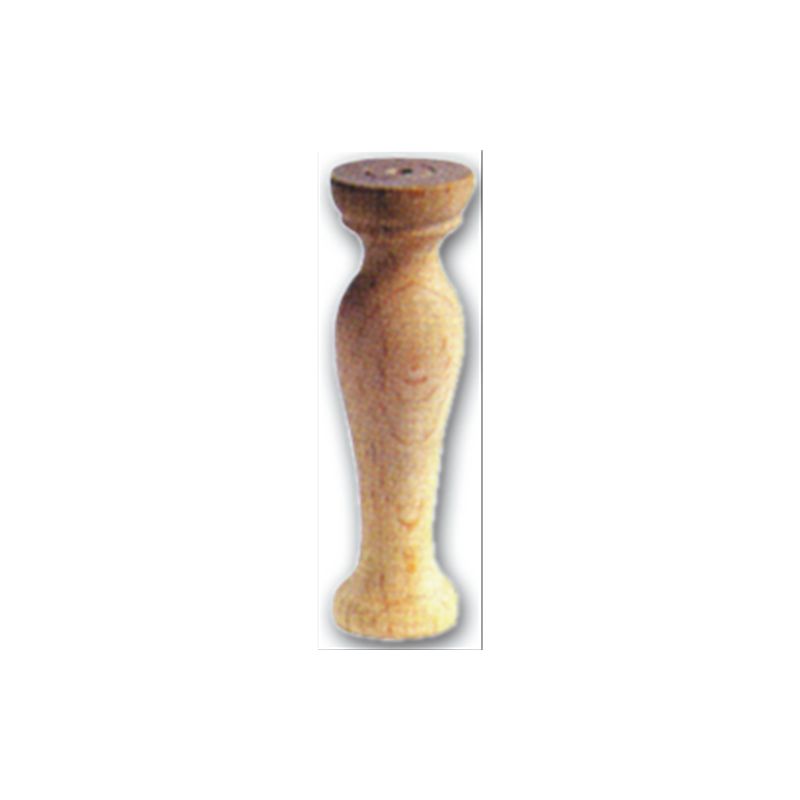 Colonnina In Legno Faggio Tornito Mobili Restauro Finitura Grezza 19x71H mm