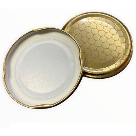100 pz. - Capsula Capsule Miele Cellette 63 mm per vasetti in vetro da 250 gr. 250 gr.