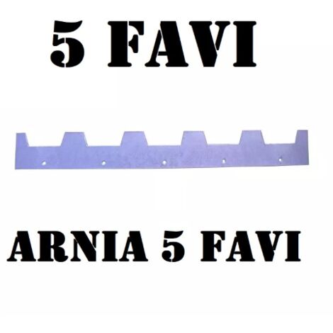 Distanziatore da 5 favi per nido da 5 telaini in lamiera zincata MADE IN ITALY