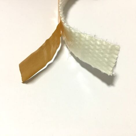 Treccia Guarnizione Piatta Piattina Adesiva Sportello Stufe Bianca 15x2 mm 550o 2,5 METRI